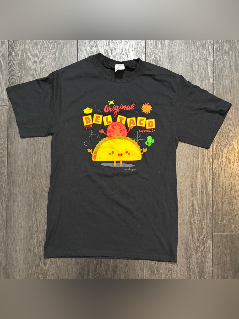 The Original 1964 Del Taco Barstow, CA Black T-Shirt Men’s Size Small